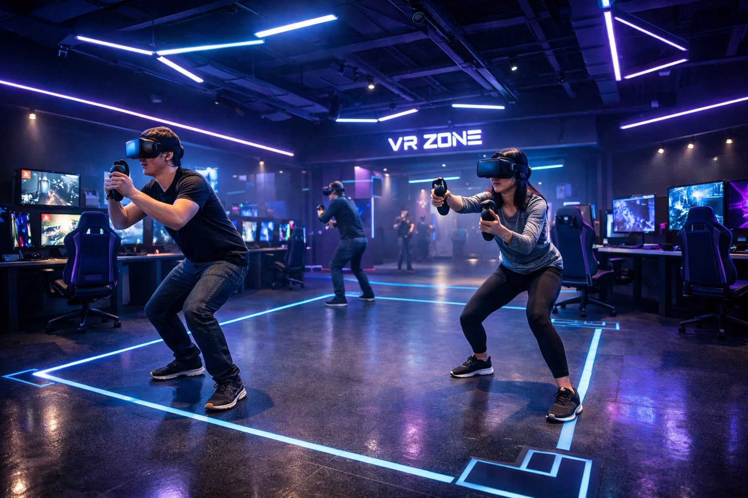 VR gaming zone