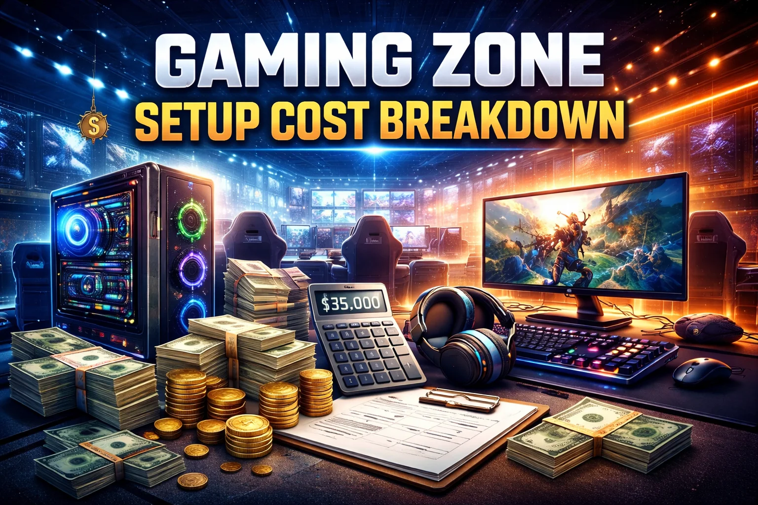 gaming zone setup cost