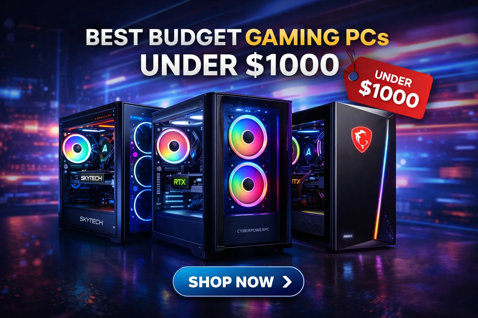 best budget gaming PCs