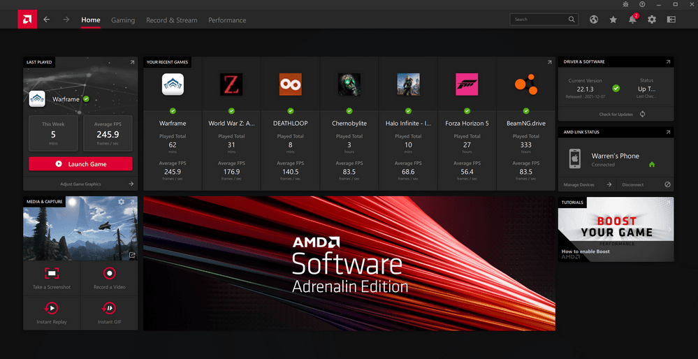 AMD Adrenalin Edition