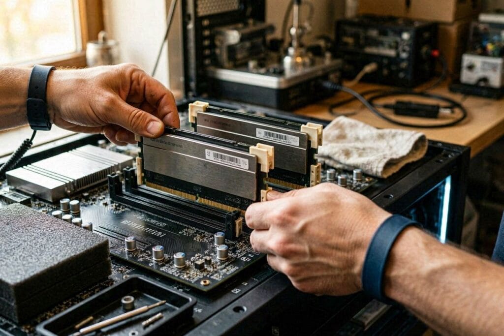 Installing dual-channel DDR5 RAM correctly