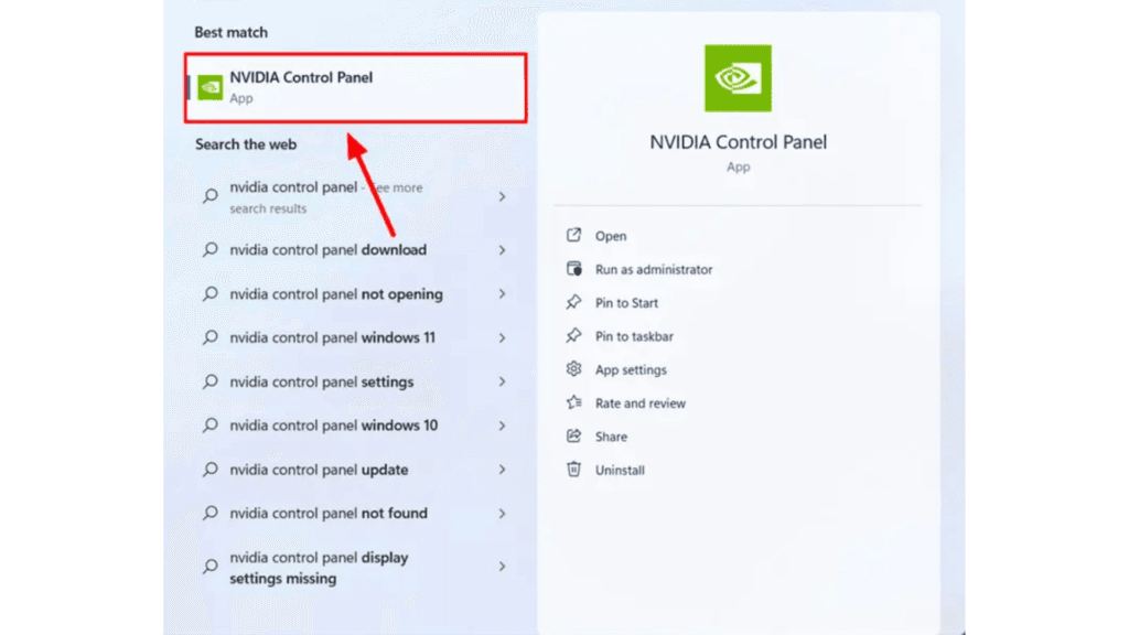 Nvidia Control Panel. how to optimize gaming laptop for vr gaming