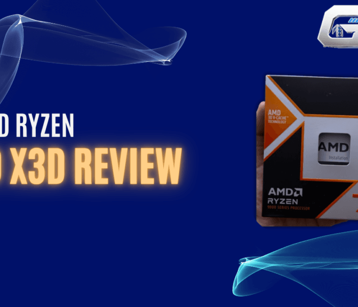 My AMD Ryzen 7 9800X3D processor retail box featured in my hands-on gaming CPU review for Gaming Tech Zone