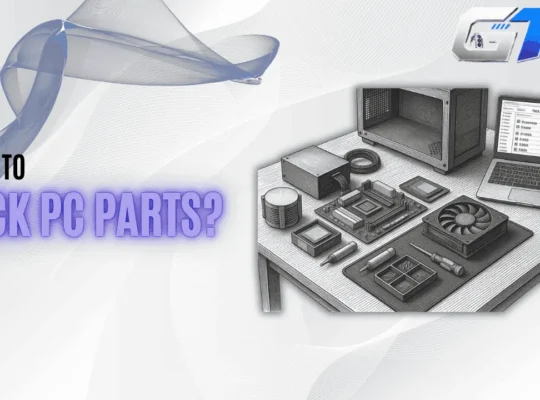 Gaming Tech Zone featured image showing essential PC components for a step-by-step guide on choosing compatible parts for a custom gaming PC.