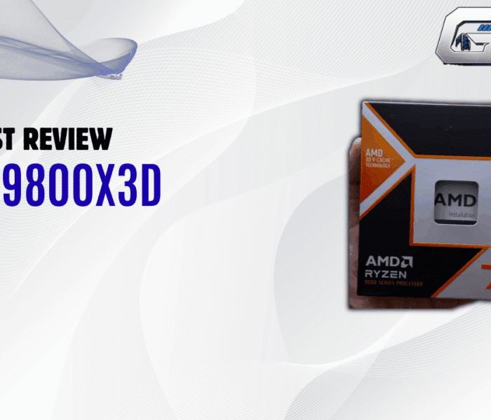 My AMD Ryzen 7 9800X3D processor retail box featured in my hands-on gaming CPU review for Gaming Tech Zone