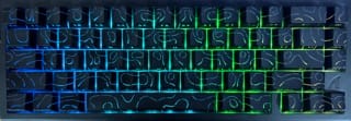 RGB lighting on the Attack Shark X68 HE keyboard during my hands-on gaming review