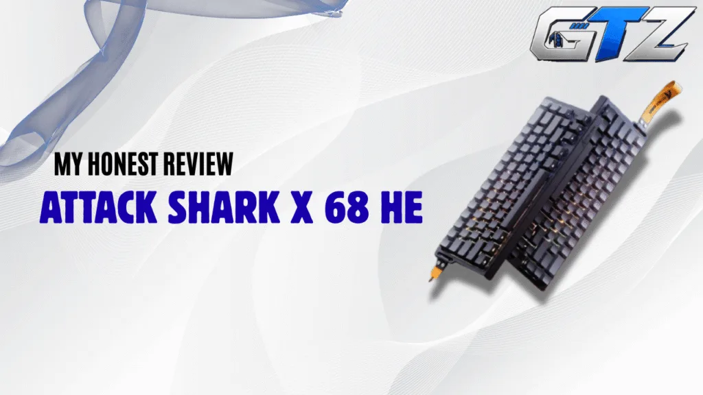 Attack Shark X68 HE Review: Is It Worth It? Featured image for my hands-on Attack Shark X68 HE review after three months of gaming on my brother's keyboard
