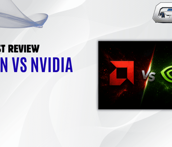 Gaming Tech Zone featured image comparing AMD Radeon and NVIDIA GeForce graphics cards for gaming performance, value, ray tracing, and GPU features.