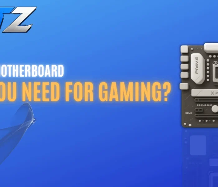 Beginner-friendly gaming motherboard illustration explaining how to choose the right motherboard for a custom PC build