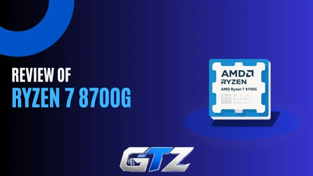 AMD Ryzen 7 8700G processor on an AM5 motherboard