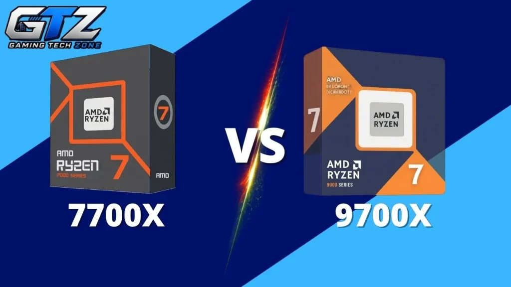 What Should You Actually Buy Between Ryzen 7 7700X vs 9700X? ryzen 7 7700x vs ryzen 7 9700x specs comparison graphic