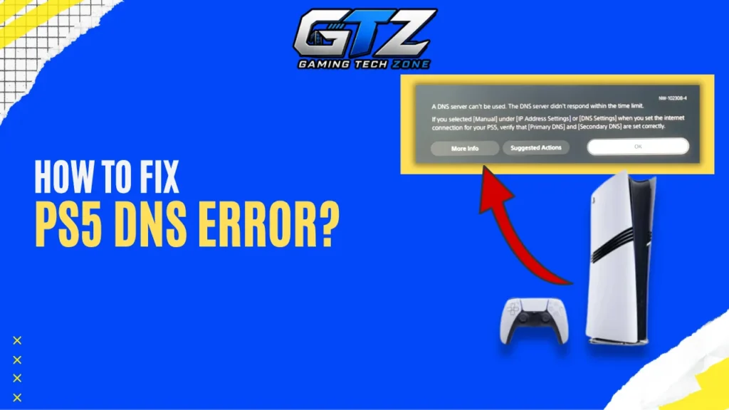 PS5 DNS error fix