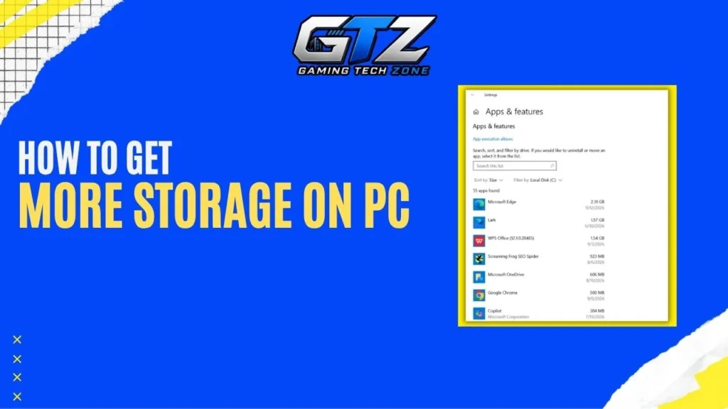 How to Get More Storage on PC for Heavy Games? Ways to get more storage on PC for heavy games