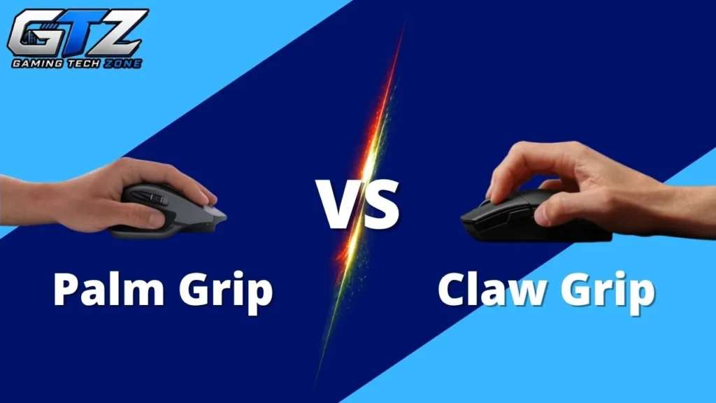 Palm grip vs claw grip gaming mouse comparison