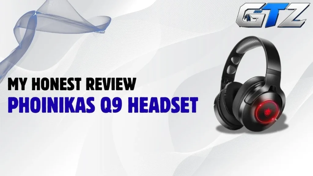 My Review of PHOINIKAS Q9 Gaming Headset PHOINIKAS Q9 gaming headset review showing the wireless gaming headset with detachable microphone