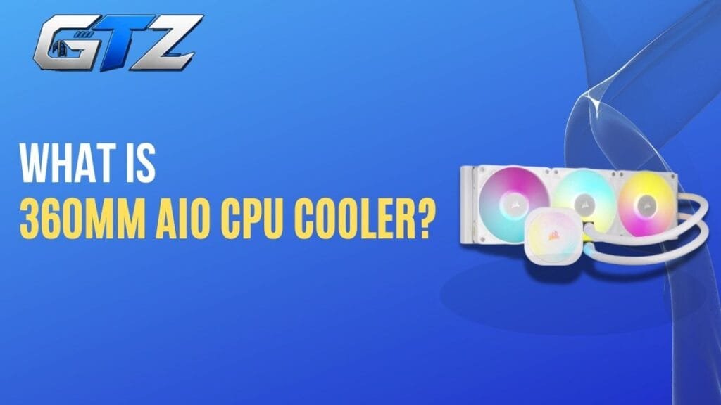 360mm AIO CPU Cooler: What It Is, How It Works, and Is It Worth It? 360mm AIO liquid CPU cooler with three 120mm fans and radiator
