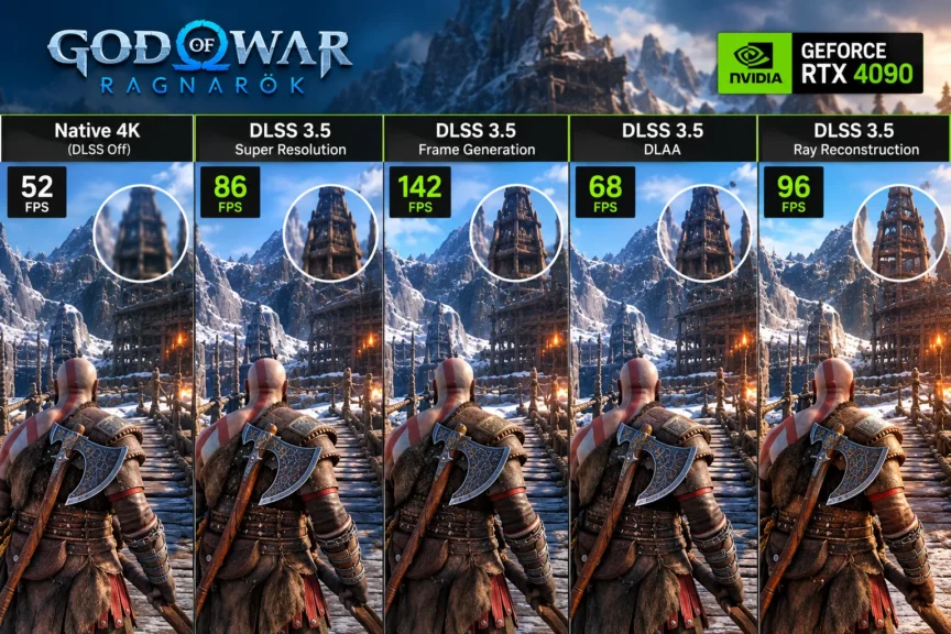 DLSS comparison on rtx 4090